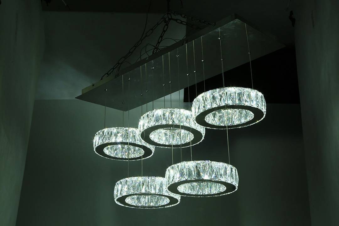 Люстра светодиодная хрустальная SWG DW-8815