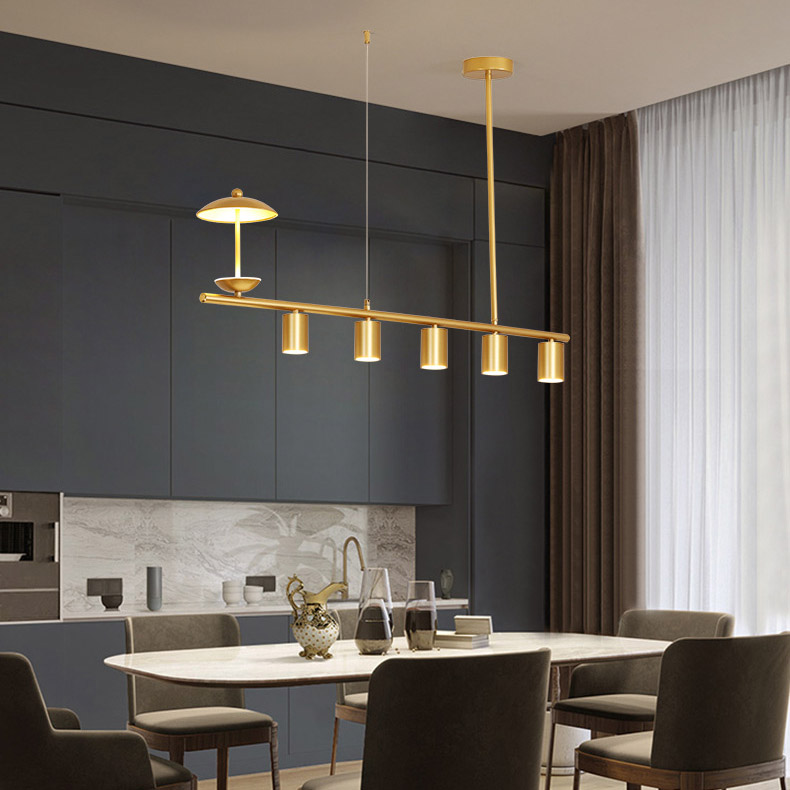 Подвесной светильник HETLEY L100 Gold Black by ImperiumLoft