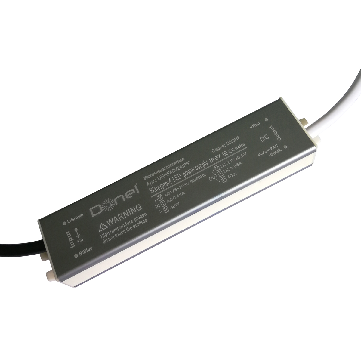 Блок питания для светодиодной лентыт Donolux DNHF40V24IP67
