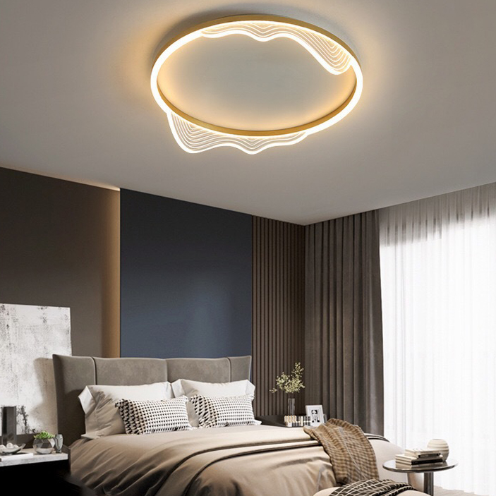 Потолочный светильник IZELIN D50 Brass by ImperiumLoft