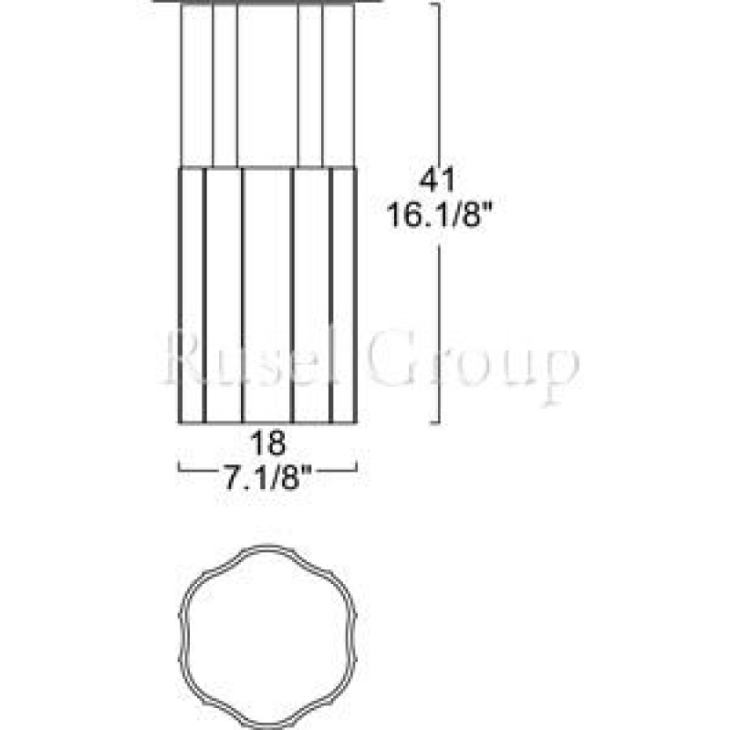 Потолочный светильник Leucos REED PL 180 (MURANO DUE)