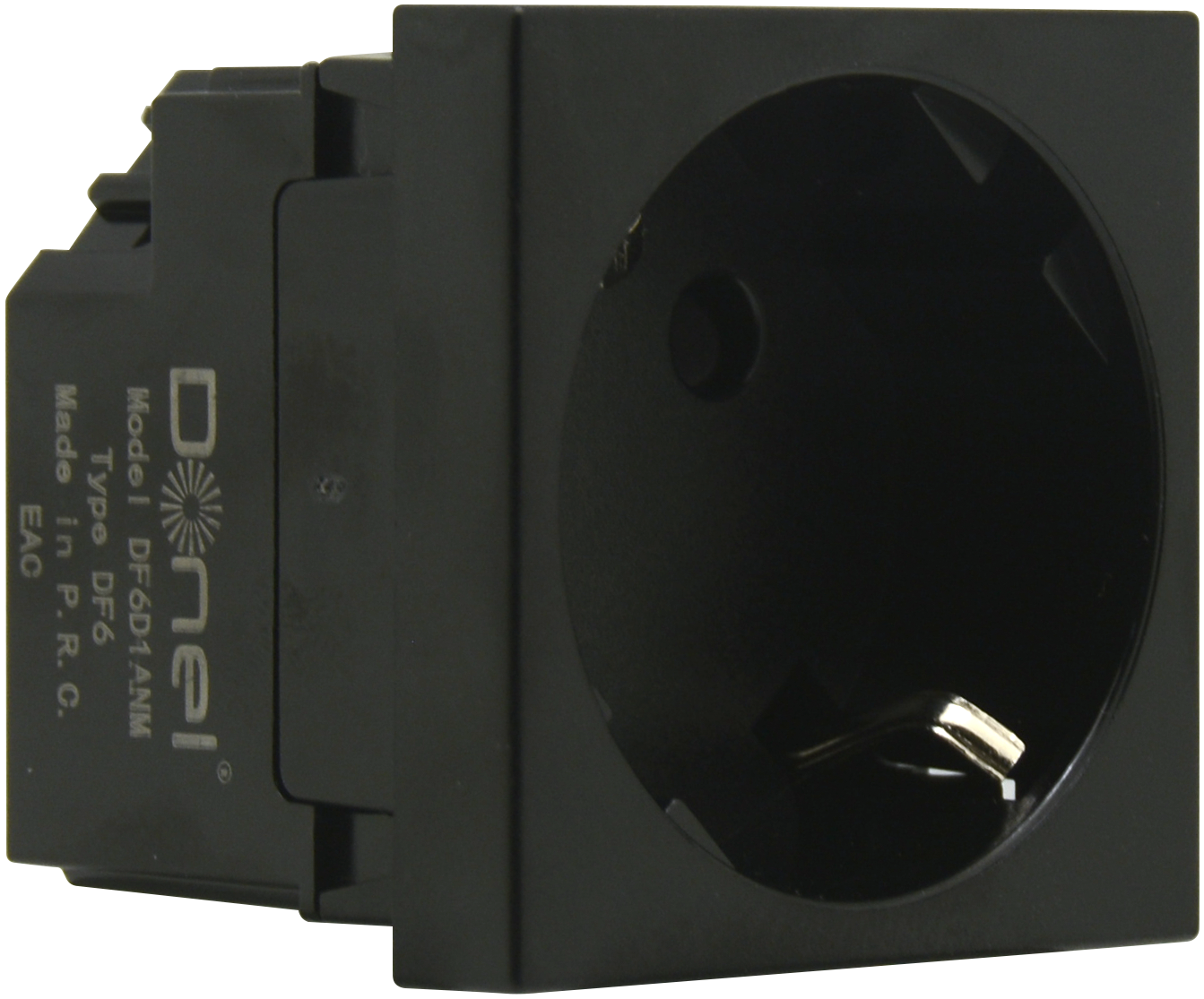 Розетка+З немст Donolux DF6D1ANM