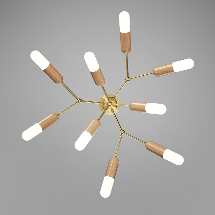 Потолочная люстра KERSTEN CH L9 by ImperiumLoft