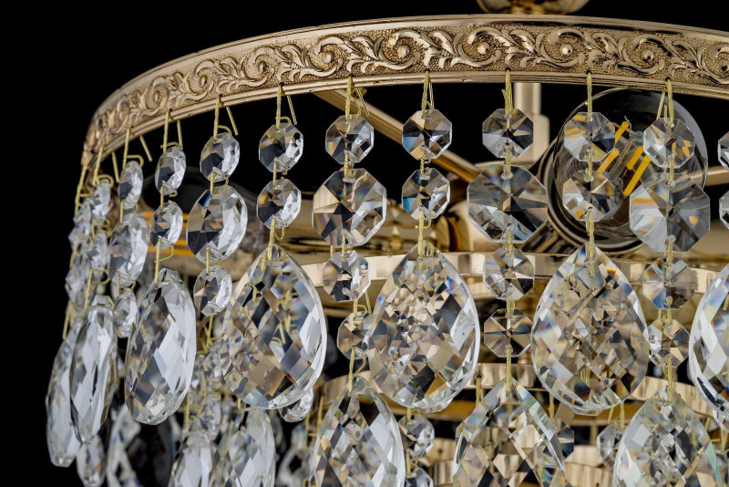 Люстра на штанге Arti Lampadari Castellana E 1.3.30.608 G