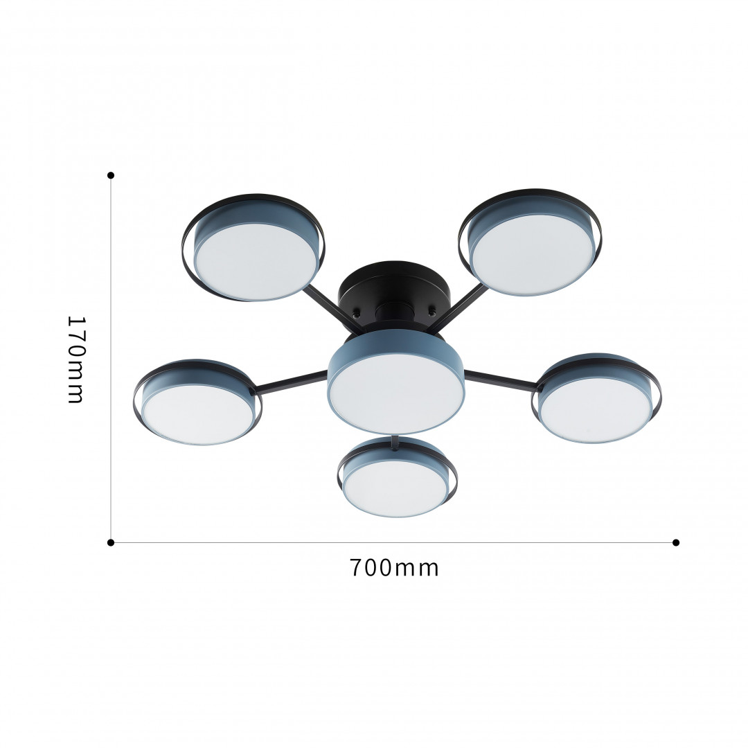 Светильник светодиодный 250406/5+1 Gr Arte Milano