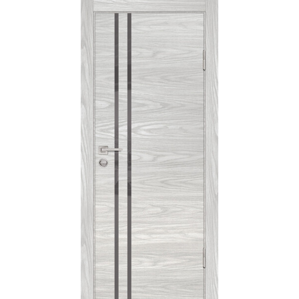Межкомнатная дверь Graf P-11 серый лакобель Дуб скай бежевый (2000 х 700)