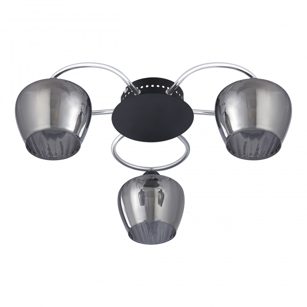 Люстра с плафонами 321508/3 CR+BK Arte Milano