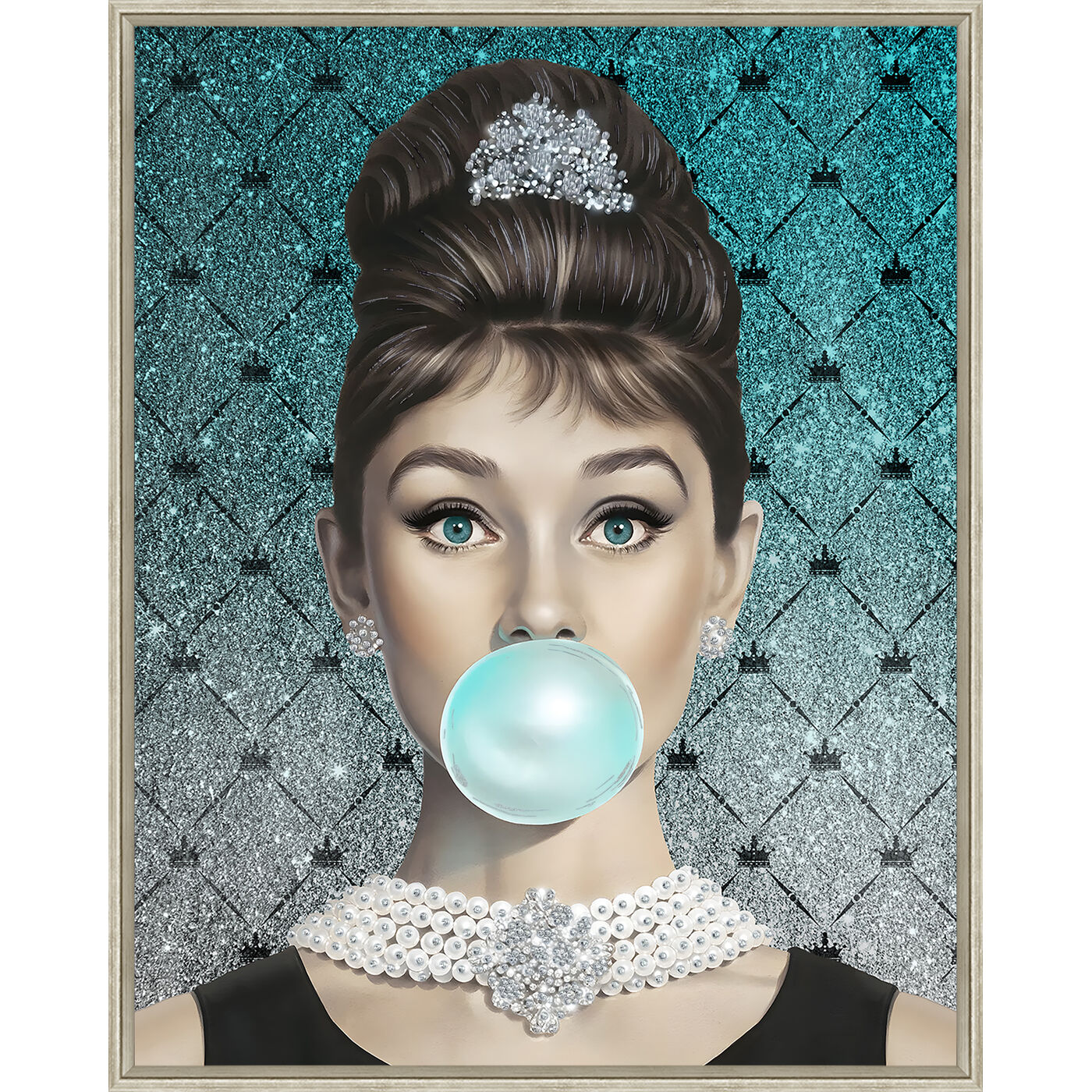 Картина в раме Muse Bubble Diva 40x50cm KARE 57820