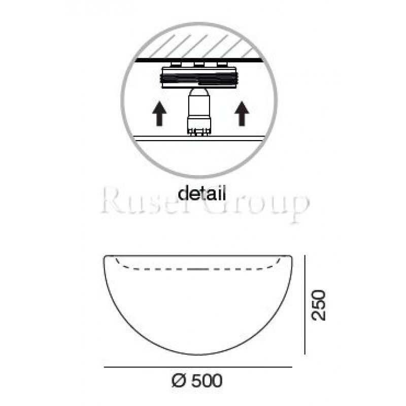 Настенно-потолочный светильник Linea Light Ohps! 10386-15386
