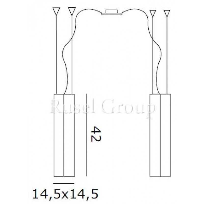 Подвесной светильник de MAJO CARRE S2GD