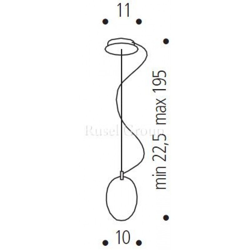 Подвесной светильник de MAJO PRO SECCO S1