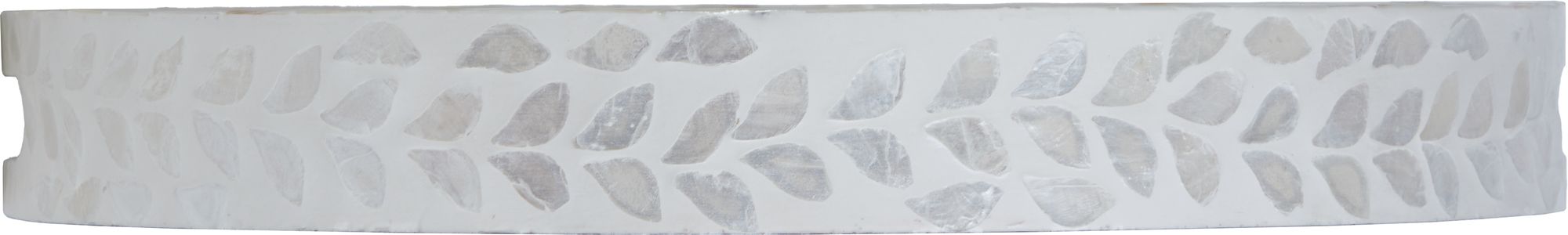 Поднос декоративный с отделкой раковинами устриц Glasar 67-026/2