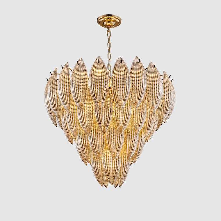 Стеклянная люстра в стиле постмодерн TIVOLI by ImperiumLoft