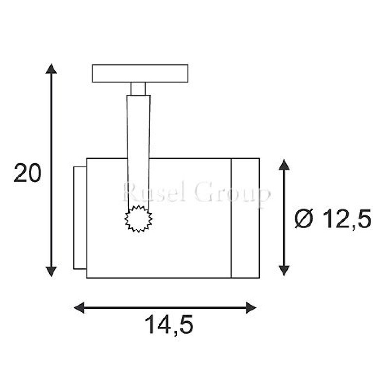 Светильник на шинопровод SLV EURO SPOT ES111 143801
