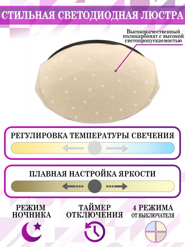 Накладной светильник Natali Kovaltseva LED LAMPS 81082