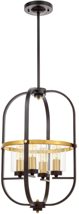 Подвесная люстра Lumina Deco LDP 1141-4 BK+MD