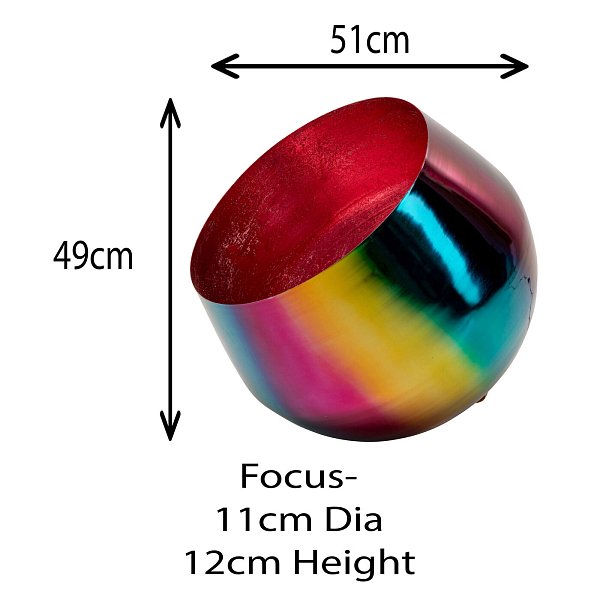 Светильник напольный Rainbow Pink Ø51cm KARE 57900
