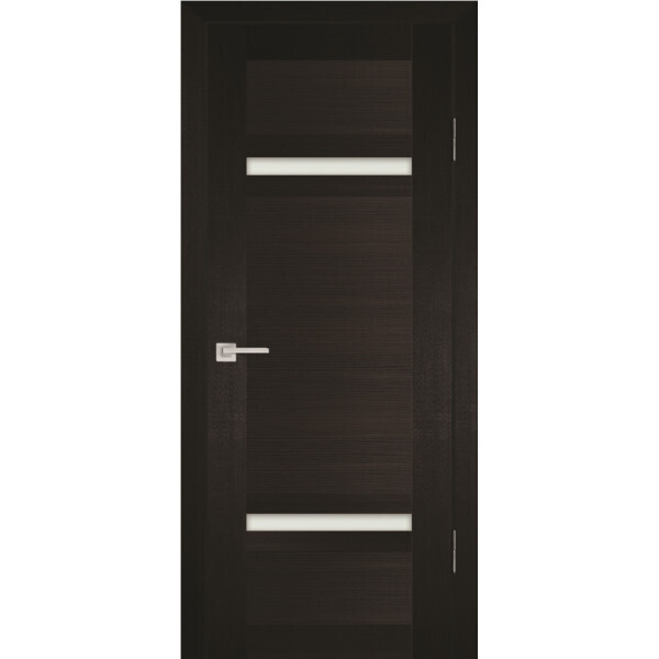 Межкомнатная дверь Graf PS-05 белый сатинат Венге Мелинга (2000 х 400)