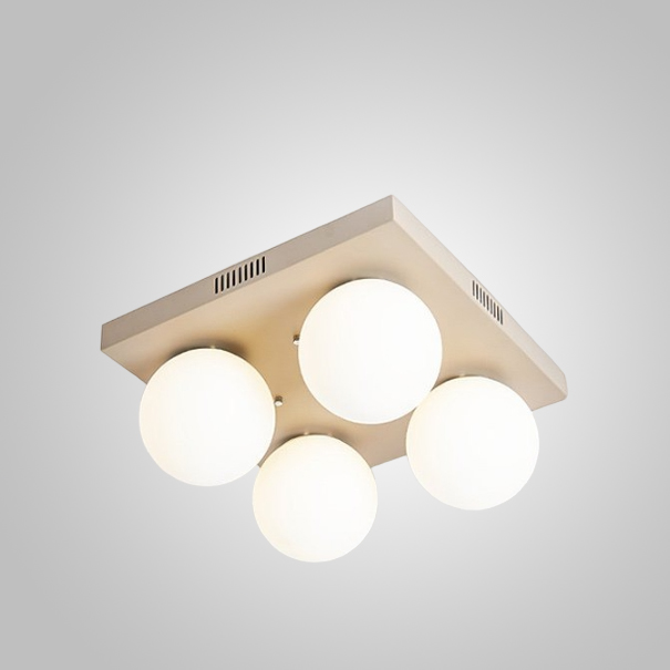 Подвесная люстра BOARD ORB L4 White by ImperiumLoft