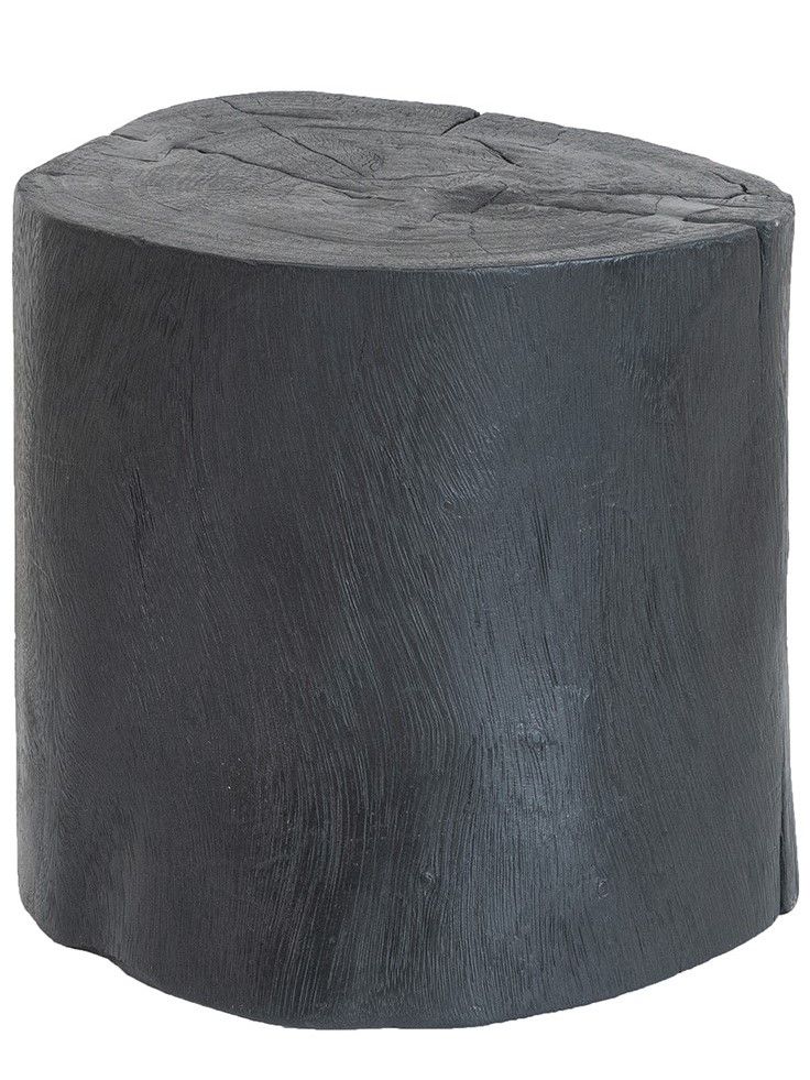 Столик акцентный из дерева суара Glasar 72309-BLAC