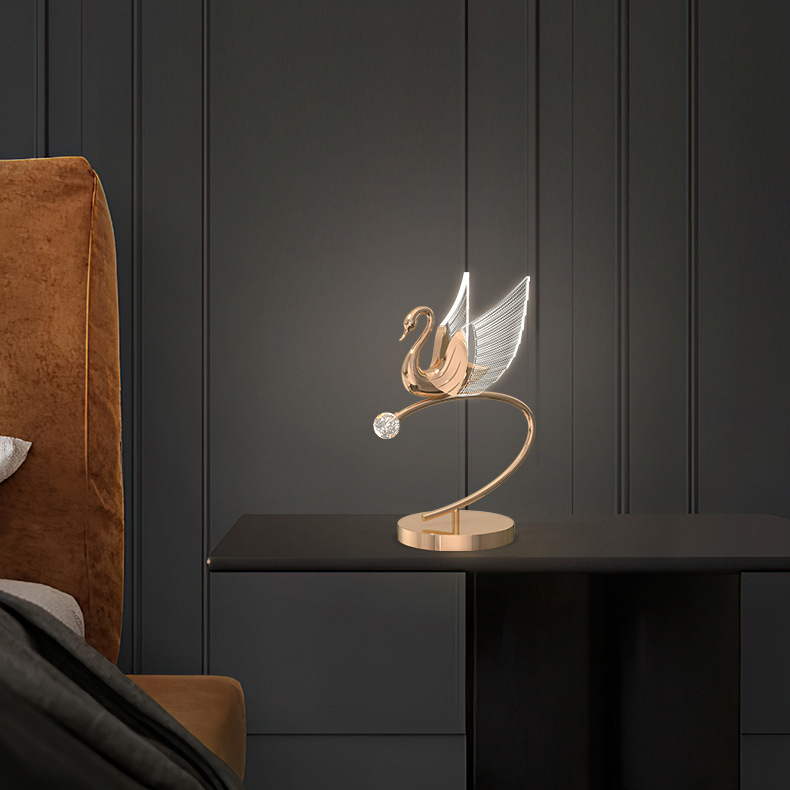 Настольная лампа BIRDIE TAB B Rose Gold by ImperiumLoft