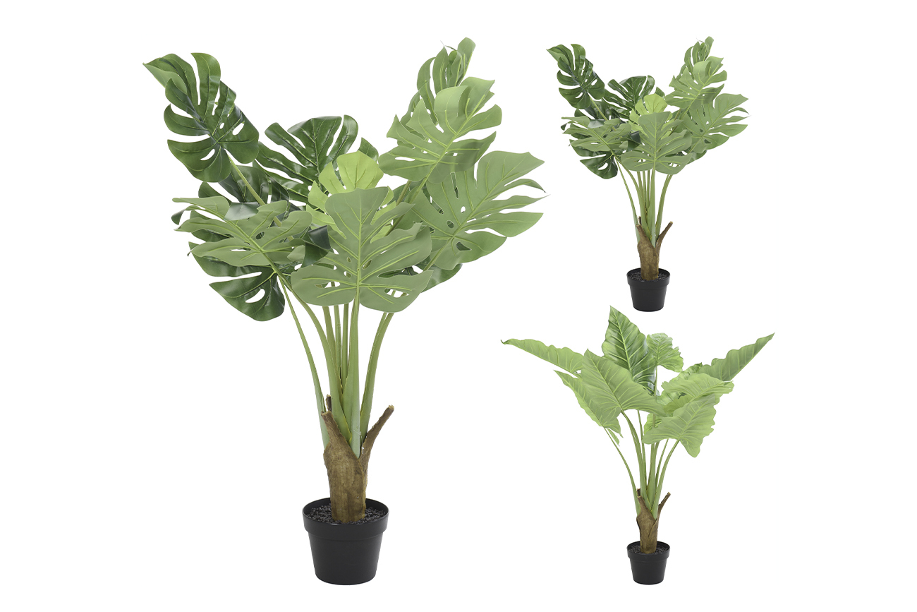 Монстера искусственная в горшке Garda Decor 318000070