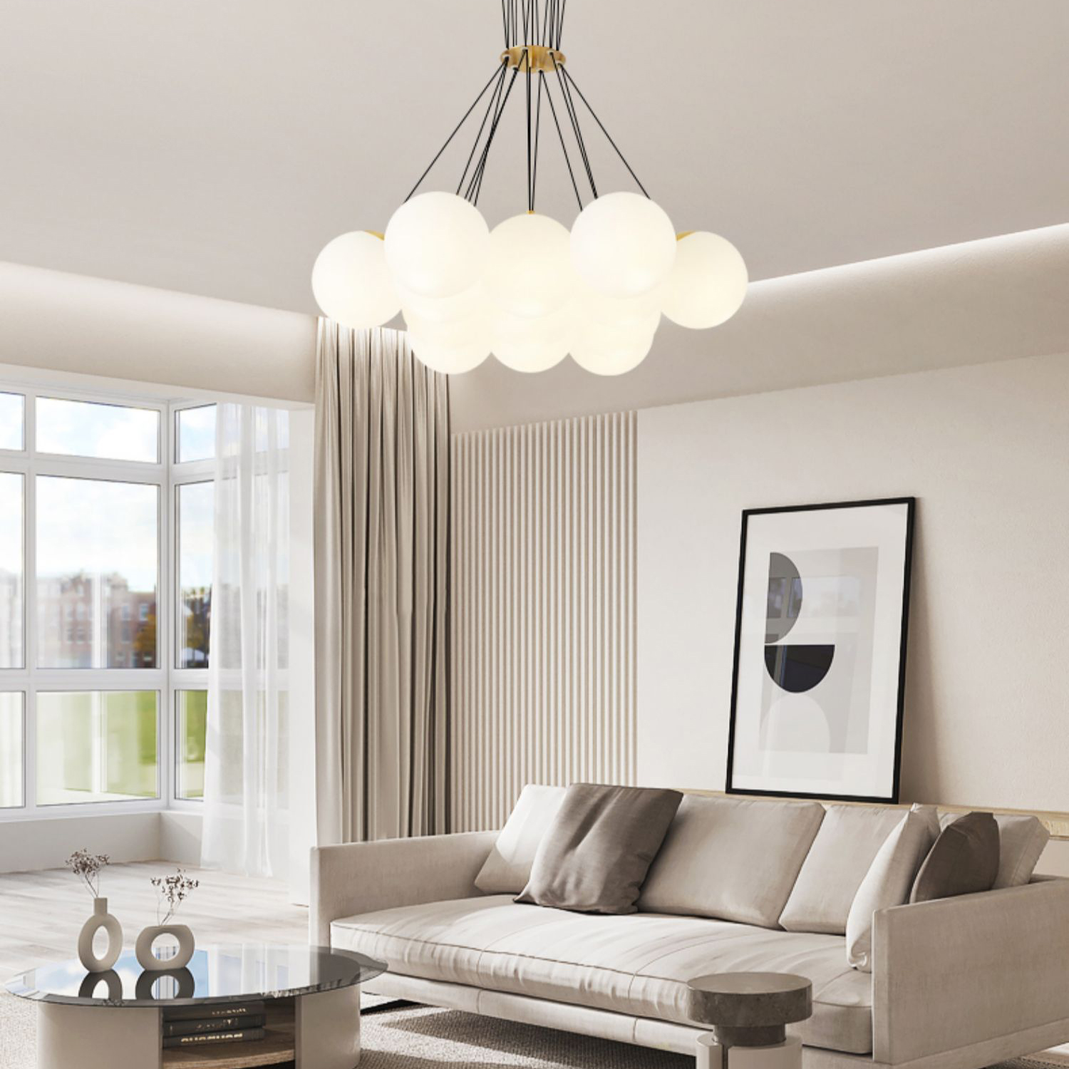 Подвесная люстра LILLIS BALL D53 by ImperiumLoft