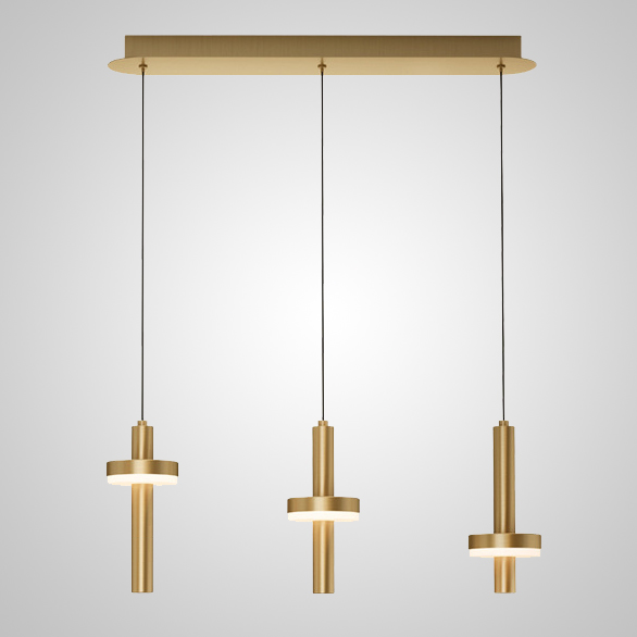 Подвесной светильник FALKA MORE A Gold Планка by ImperiumLoft