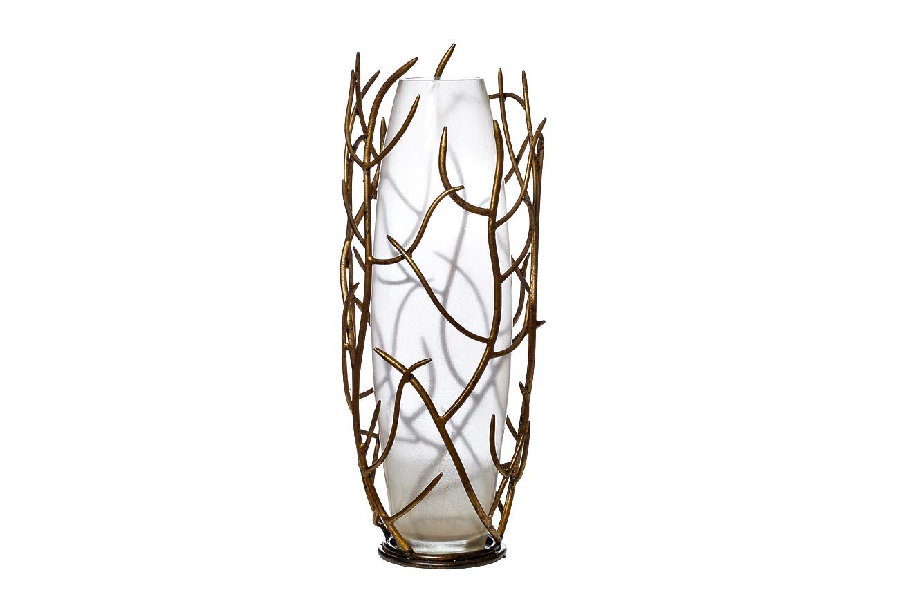 Ваза стеклянная "Magic forest" 66см Garda Decor ART-8386-TT1