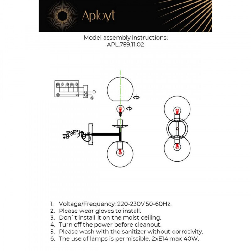 Бра APLOYT APL.759.11.02