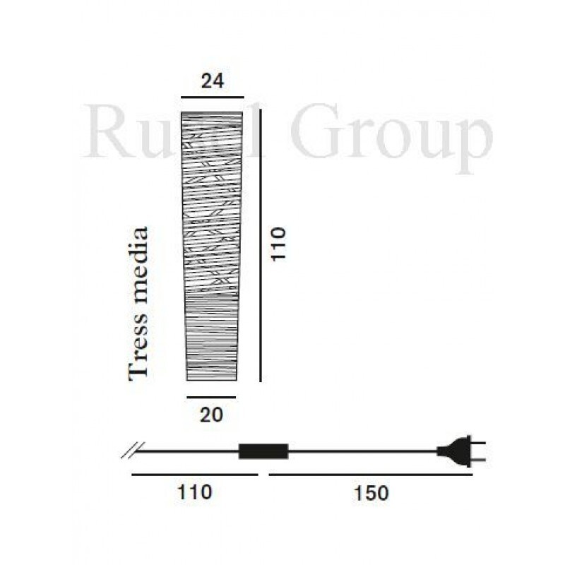 Напольный светильник Foscarini Tress media terra
