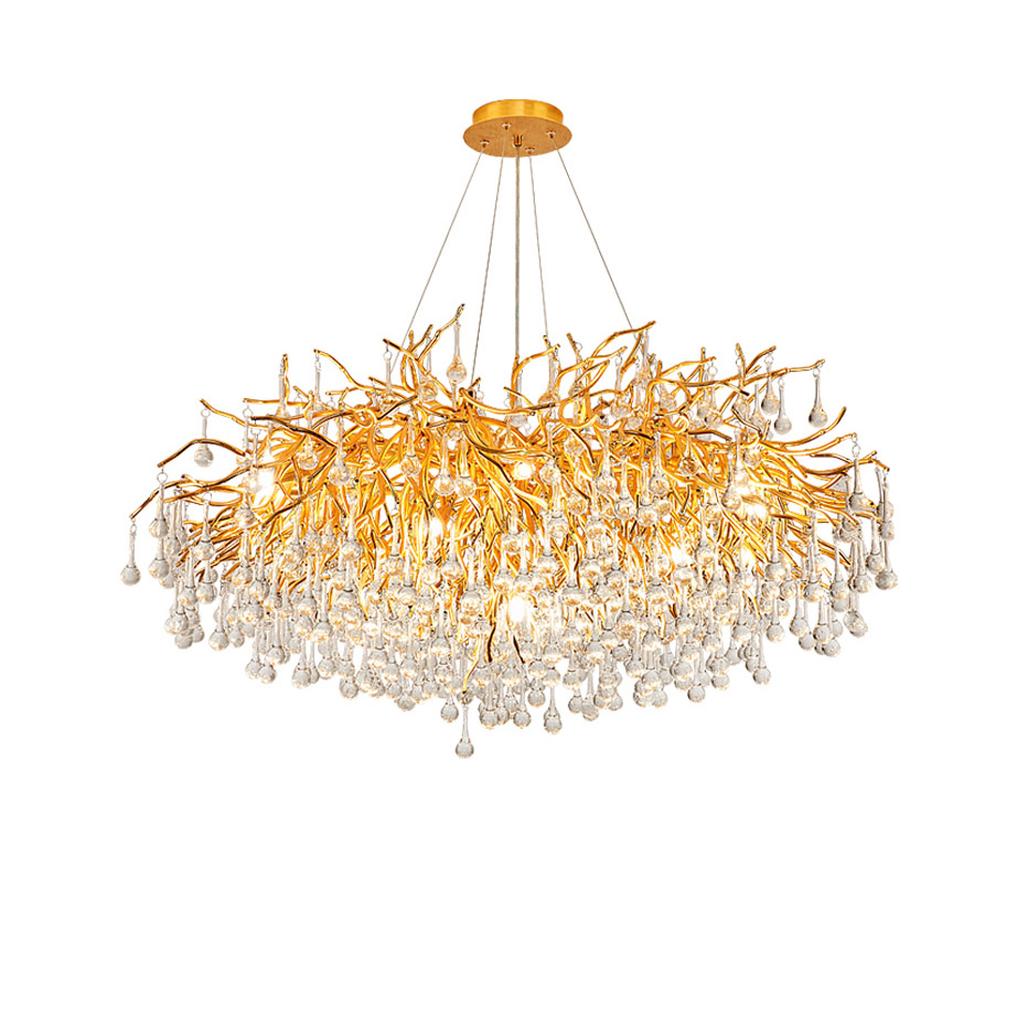 Люстра Droplet Chandelier circle D150 by ImperiumLoft