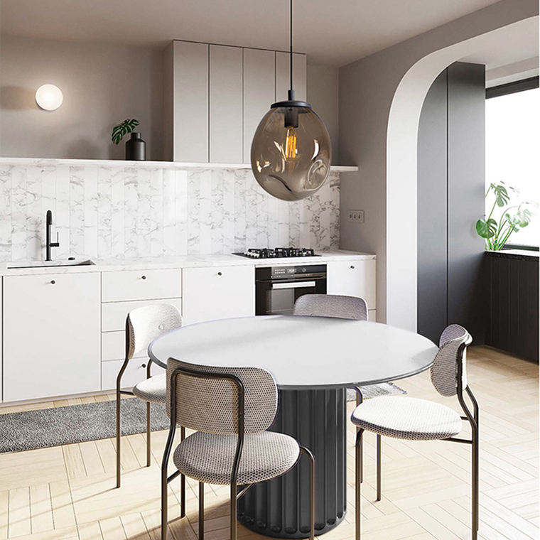 Подвесной светильник GLASSBALL 4 B Beige by ImperiumLoft