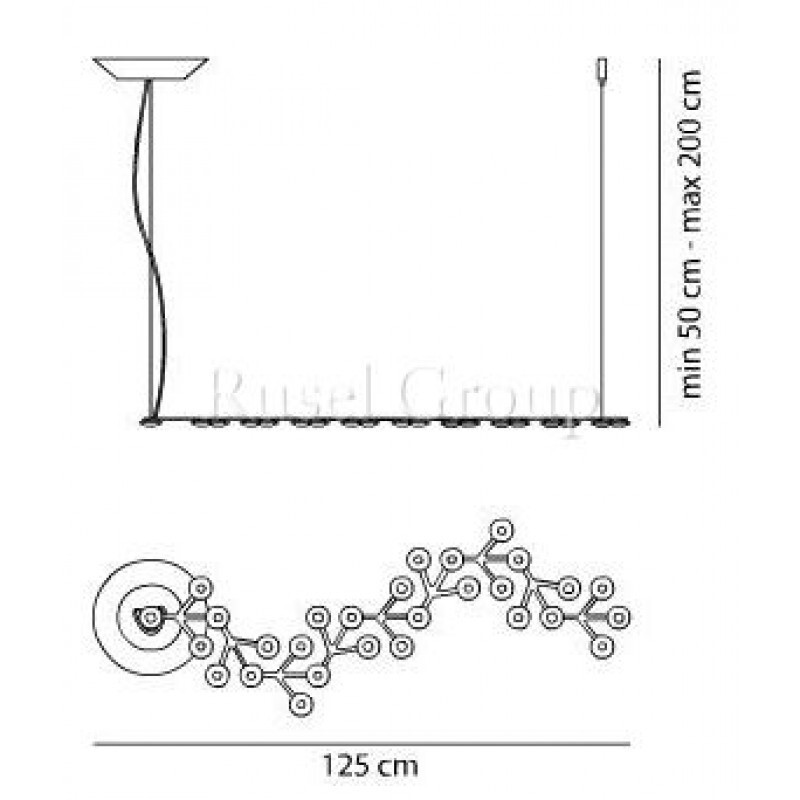 Подвесной светильник Artemide LED NET SOSPENSIONE LINEARE