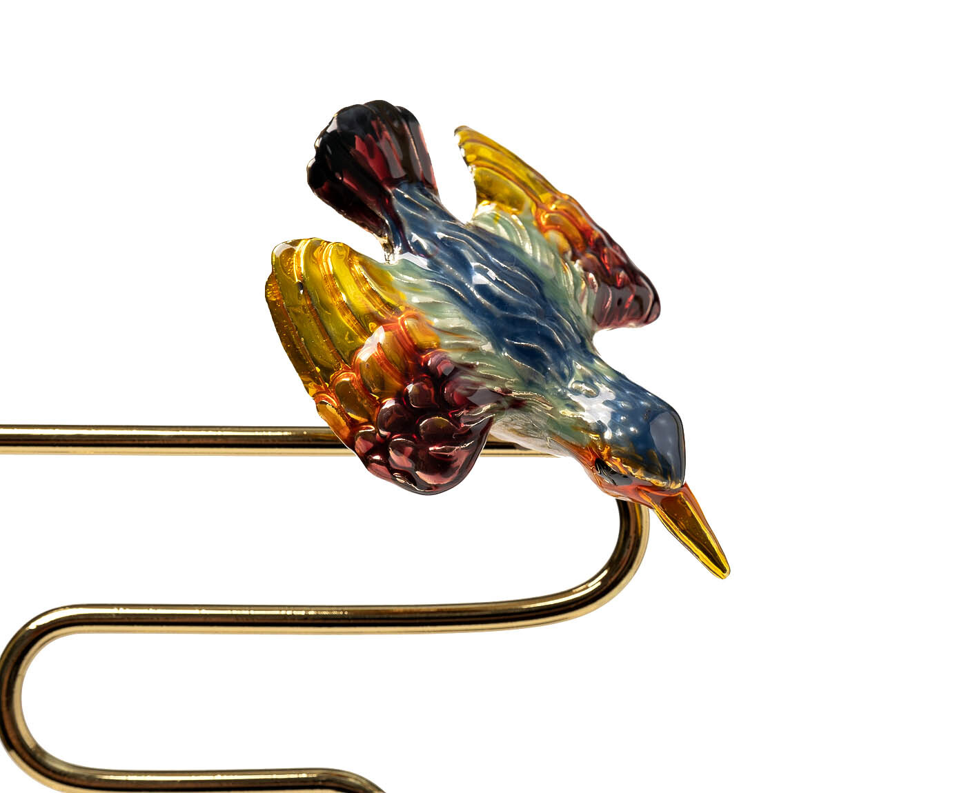 Декор настольный с цветком и птичкой Garda Decor 55RD6140