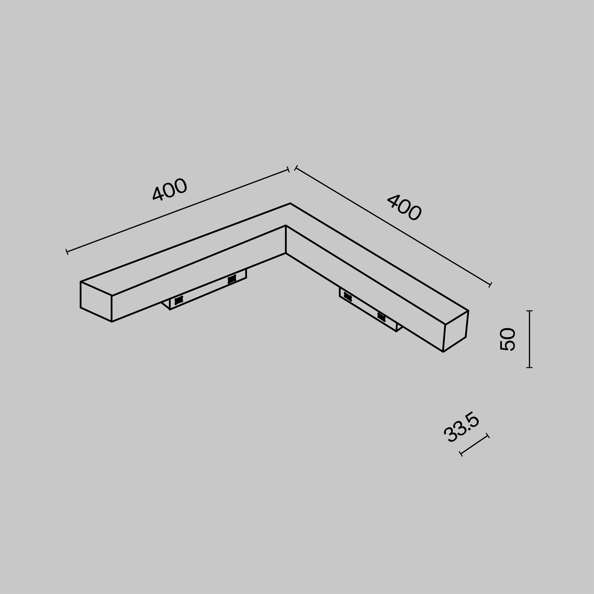 Трековый светильник Technical TR078-2-24W4K-B