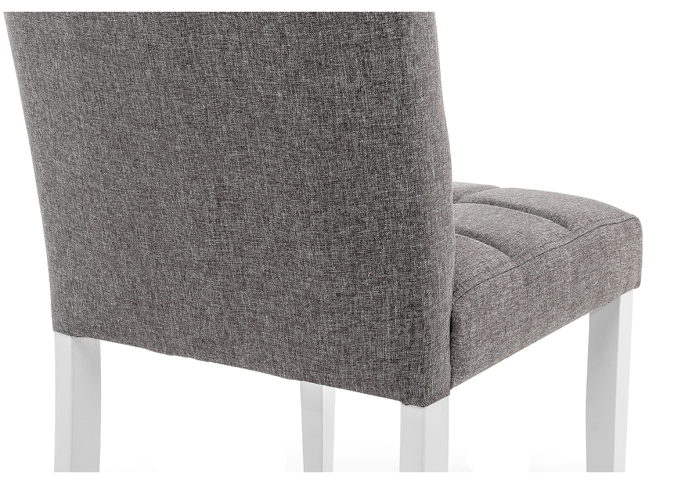 Стул деревянный Woodville Madina white / fabric pebble 11031