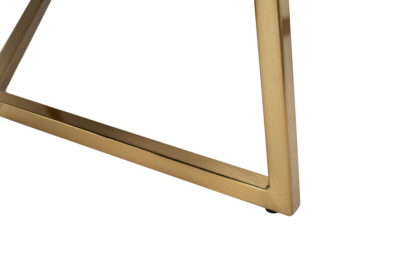 Стул на металлическом каркасе серый велюровый Garda Decor 30C-1185 GRE