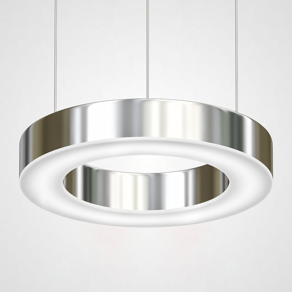 Люстра Light Ring Horizontal D30 Хром by ImperiumLoft