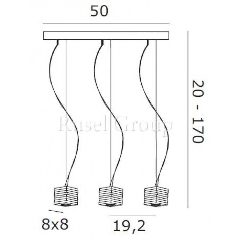 Подвесной светильник de MAJO OTTO X OTTO S3L