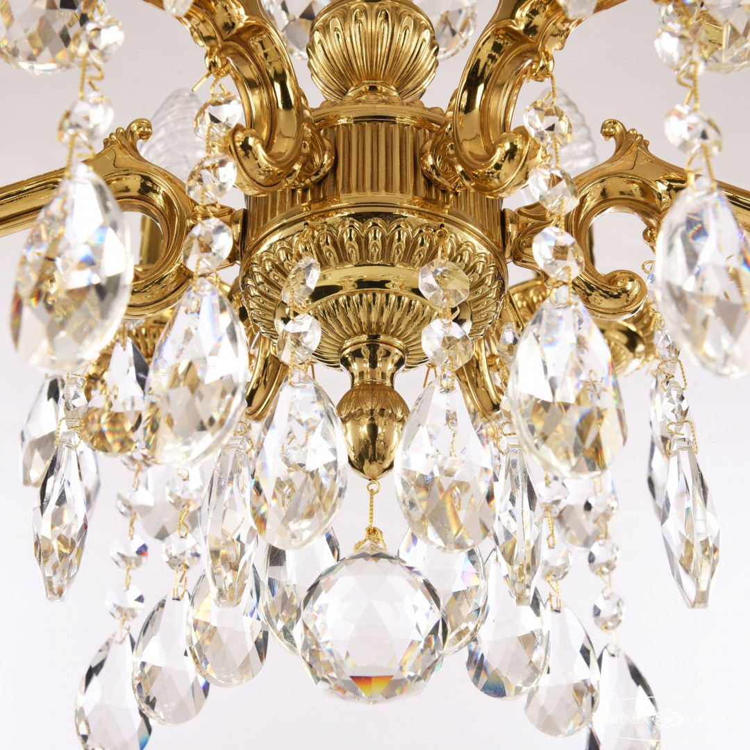 Люстра бронзовая с хрусталём 75102/6/125 A G