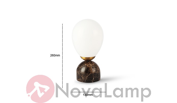 Настольная лампа Marble Fire balloon mini by ImperiumLoft