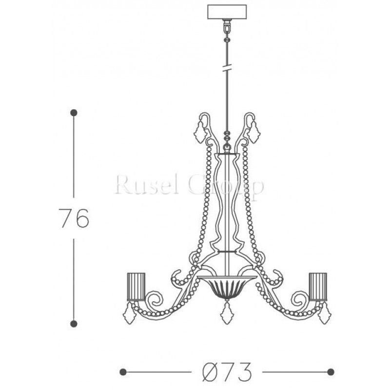 Люстра Italamp 745/8