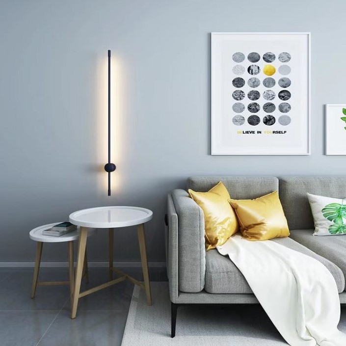 Настенный светильник Wall LINES L60 Black by ImperiumLoft