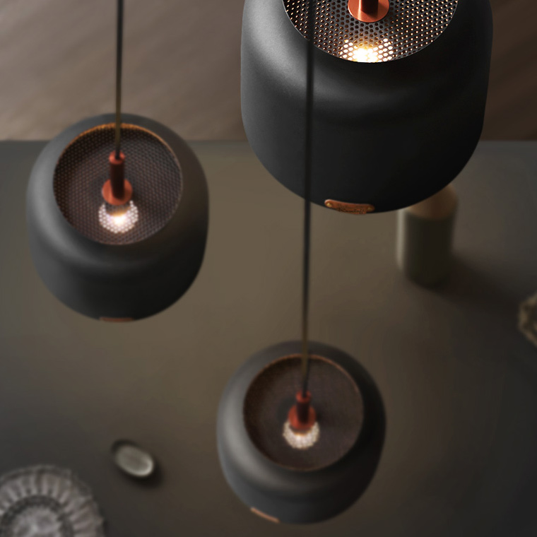 Подвесной светильник RUMLOFT D30 Black by ImperiumLoft