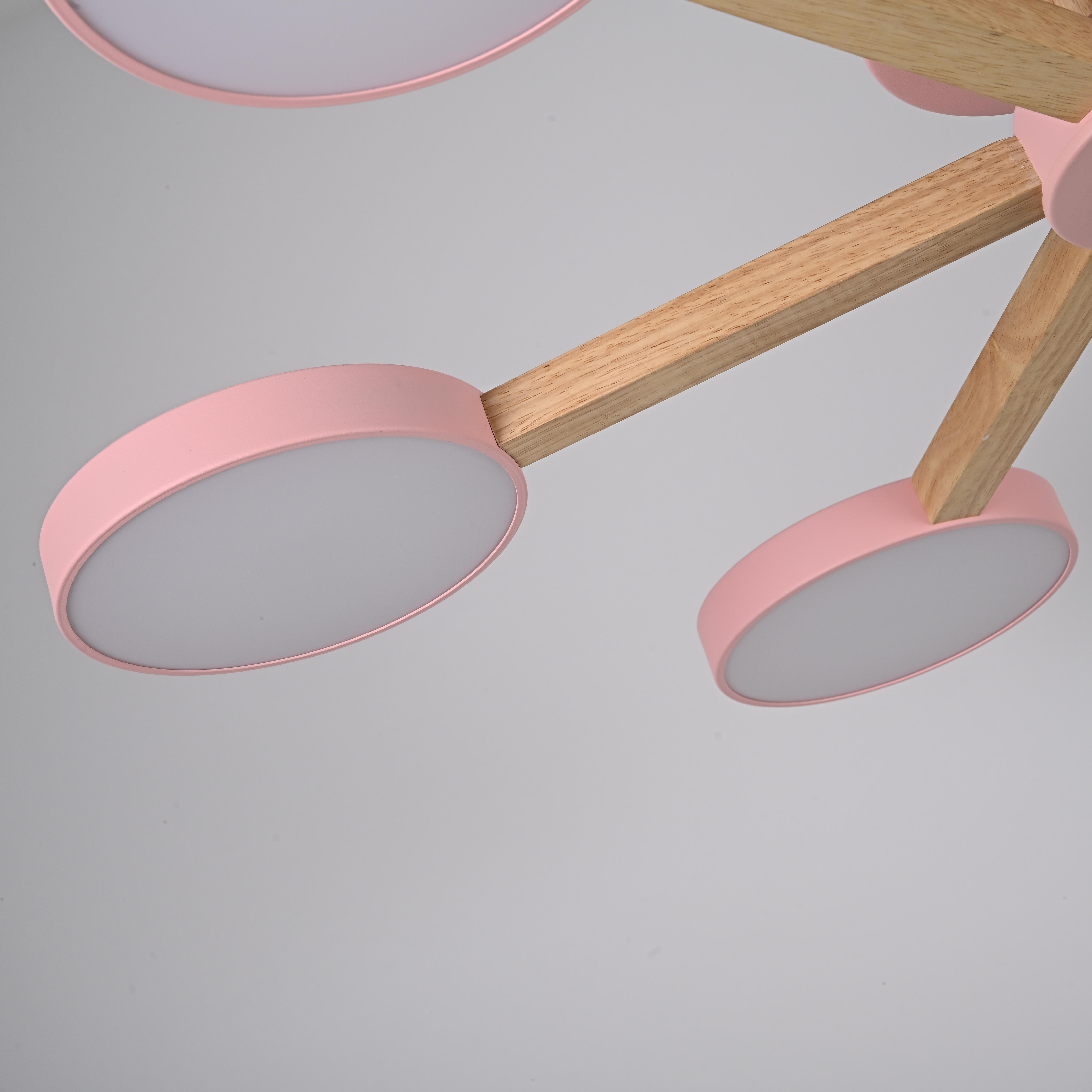 Потолочная люстра TURNA 6 Pink by ImperiumLoft