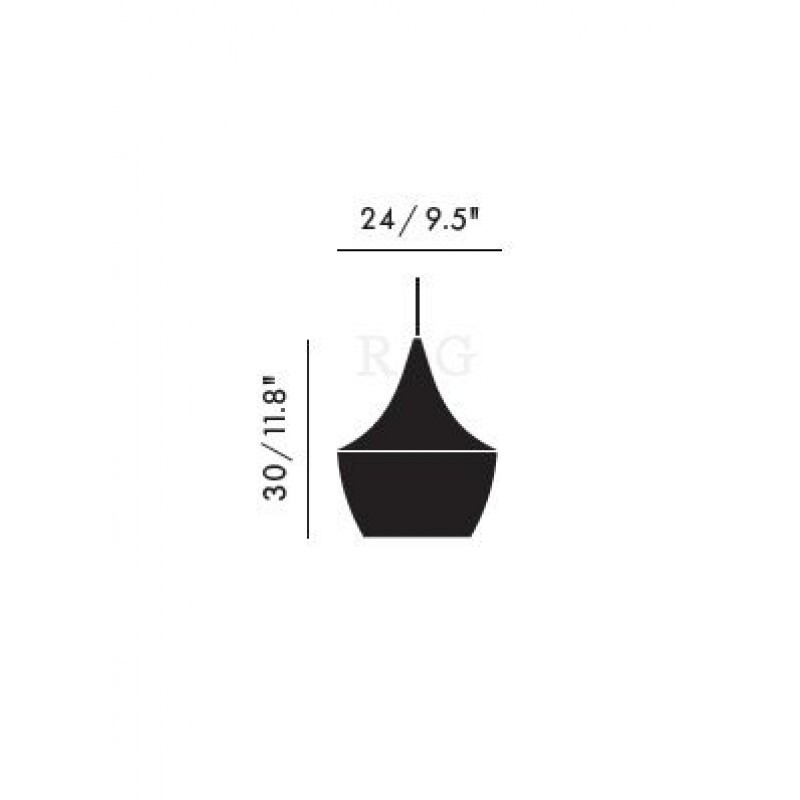 Подвесной светильник Tom Dixon Beat Fat Pendant