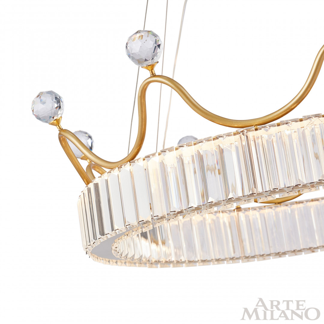 Люстра светодиодная с пультом 310322/D500 GD Arte Milano