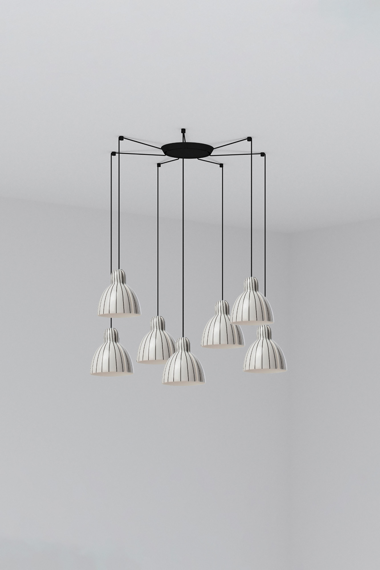 Подвесной светильник Venice 7L Stripes Faro