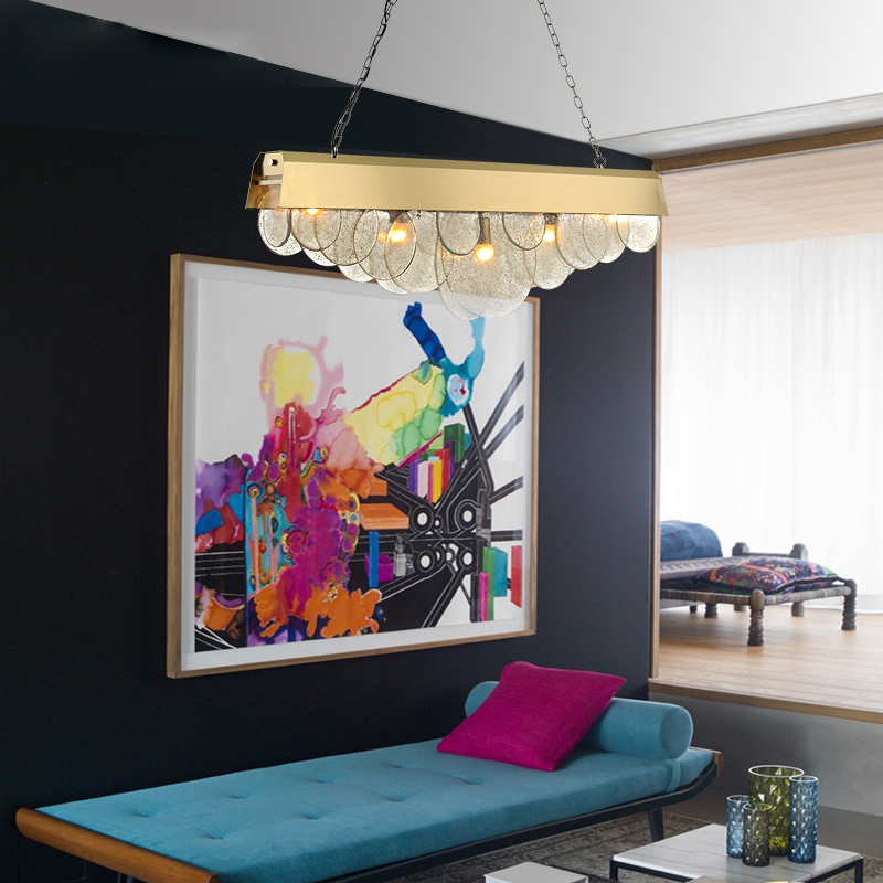 Подвесная рядная люстра SHELF by ImperiumLoft